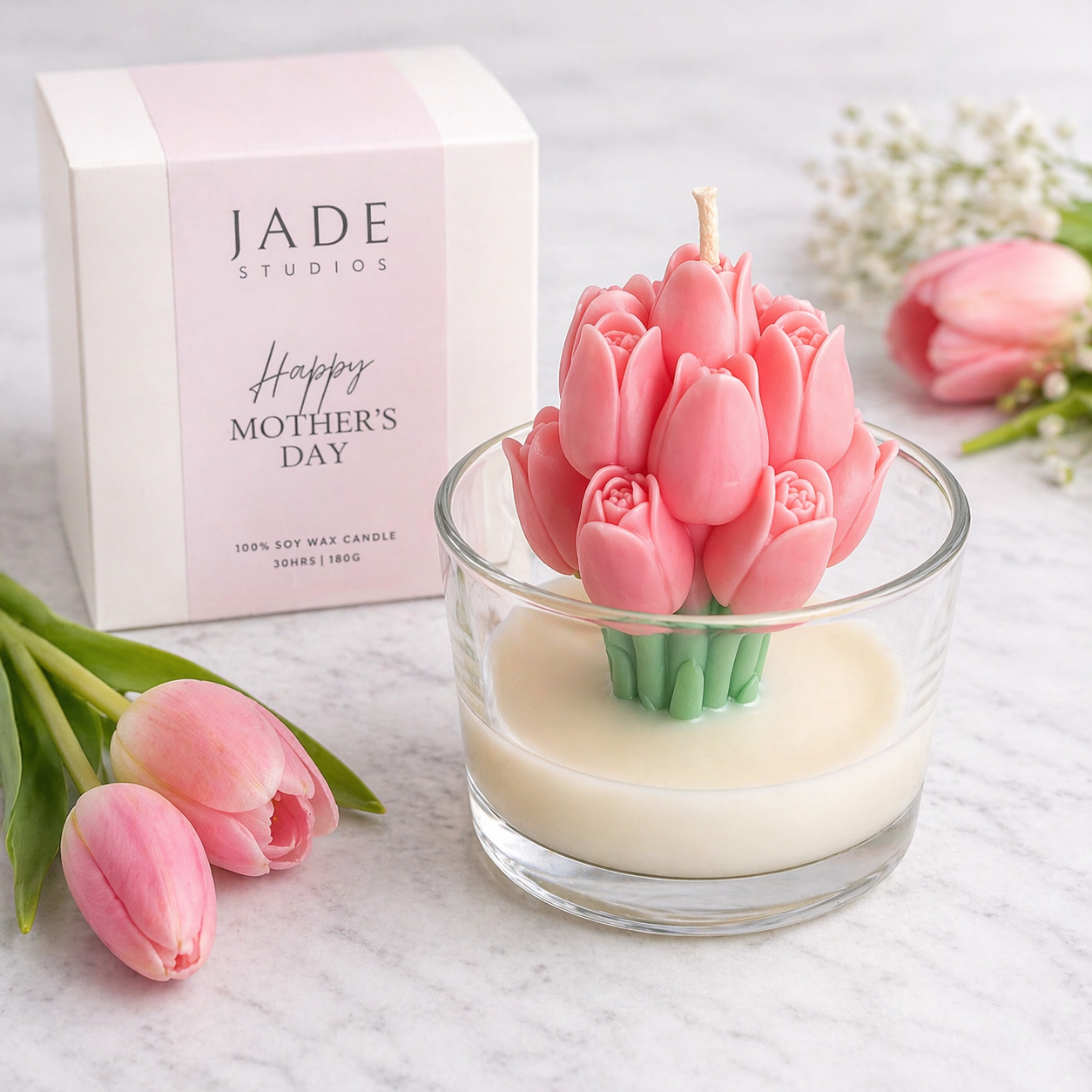 Tulip Candle - Mother's Day