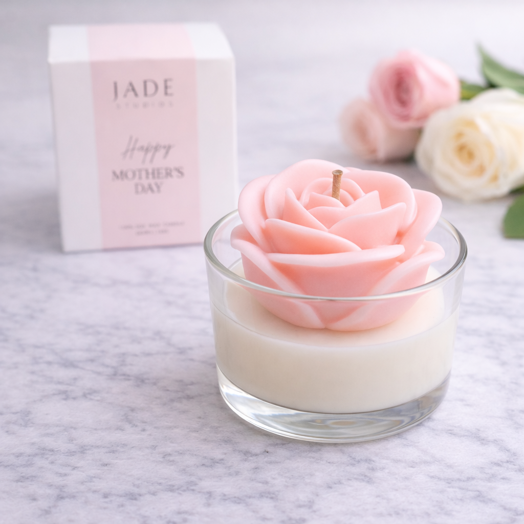 Rose Candle - Mother's Day